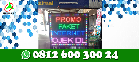 Running Text Toko Jual Pulsa dan Ponsel
